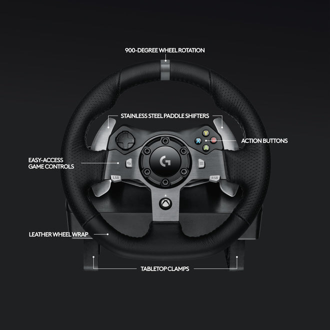 Logitech G920 Racing Wheel and Pedals for Xbox X|S/Xbox One/PC 🍁 All In One Marketplace Canada