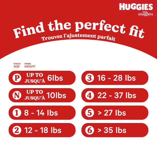Diapers Size 3 - Huggies Little Snugglers Disposable Baby Diapers, 76ct, Giga Pack 🍁 All In One Marketplace Canada