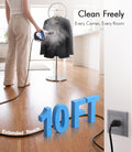 Handheld Steam Cleaner for Home 3s Instant Heat-Up No Need to Wait, Upgrade 2 LB Light Weight Easy Refill Portable Steamer Cleaner for Furniture Couch Grout Walls Kitchenware Cleaning (White) 🍁 All In One Marketplace Canada