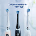 Oral-B iO Genuine Ultimate Clean Replacement Brush Heads, Black, 2ct Refills, 6 Month Supply, Compatible Exclusively with Oral-B iO Electric Toothbrushes, Not Compatible with any Other Series Including: Pro, Vitality, Smart, or Genius