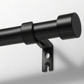 Zeerobee Curtain Rods for Windows 48 to 84, 1 Inch Black Heavy Duty Drapery Rods with Adjustable Length, Outdoor Modern Curtain Pole with Simple End Caps, 32"-86", Black 🍁 All In One Marketplace Canada