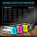 Smart Ink Compatible Ink Cartridge Replacement for HP 952 952XL (4 Combo Pack) Advanced Chip Technology to use with OfficeJet 8702 OfficeJet Pro 7720 7740 8210 8216 8710 8715 8720 8725 8728 8730 8745 🍁 All In One Marketplace Canada