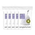 simplehuman Code R 100 Count, Dispenser Pack Custom Fit Liners, Drawstring Trash Bags, 10L / 2.6 Gallons, White 🍁 All In One Marketplace Canada