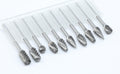 Sworker 10Pcs 1/8" Shank Carbide Burrs Set Bits Compatible with Dremel Metal Grinding Wood Stone Carving Cutting Engraving Grinder Kit Attachment Rotary Tool Accessories 🍁 All In One Marketplace Canada