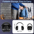 Floriogra 2 Pack Ear Protection Ear Muffs Noise Reduction, SNR 35dB Hearing Protection Earmuffs, Noise Cancelling Ear Muffs, Noise Cancelling Headphones for Autism,for Shooting, Mowing, Hunting 🍁 All In One Marketplace Canada