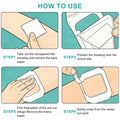 Transparent Film Dressing, 4" x 4.75" (30 Pack), Waterproof Clear Adhesive Bandages for Wound Care, IV Shield & Tattoo Aftercare 🍁 All In One Marketplace Canada