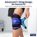 NEWGO Ice Pack for Knee Replacement Surgery, Reusable Gel Cold Pack Knee Ice Pack Wrap Around Entire Knee for Knee Injuries, Knee Ice Wrap for Pain Relief, Swelling, Bruises 🍁 All In One Marketplace Canada