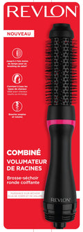 Revlon RVDR5292F One-Step™ Root Booster with Ionic Technology, 1.5 Inch Round Brush Ionic Hair Dryer, Hair Styler, 3 Heat/Speed Settings, Travel Friendly, All Hair Types, Less Frizz, Shiny Hair, Black 🍁 All In One Marketplace Canada