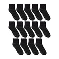 Hanes Womens Value Pack, Ankle Soft Moisture-wicking Socks, Available In 10 And 14-packs, Black - 14 Pack, 5-9 US 🍁 All In One Marketplace Canada
