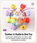 Infinno Baby Teething Toy with Rattle Spinner, BPA-Free Silicone for Baby 🍁 All In One Marketplace Canada