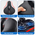Roryimke Comfortable Bike Seat Replacement Bike Saddle Dual Shock Absorbing Ball Anti-Slip Bicycle Saddle Waterproof Bicycle Seat for Men Women Universal Fit for Exercise Indoor Mountain Road Bikes 🍁 All In One Marketplace Canada