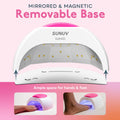 SUNUV SUN2C UV Light for Nails, UV LED Nail Lamp with 4 Timer Settings, Curing Lights Compatible with All Gel Polish Rose 🍁 All In One Marketplace Canada