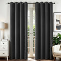 Joydeco Blackout Curtains for Bedroom 2 Panels Set (52"W x 84"L, Dark Grey) 🍁 All In One Marketplace Canada