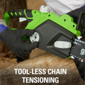 Greenworks 9 Amp 14-Inch Corded Chainsaw with Tool-less Chain Tensioning & Auto Oiling, Electric Handheld Chainsaw for Garden Yard Maintenance Tree Felling Triming, Firewood Cutting Logging Pruning 🍁 All In One Marketplace Canada
