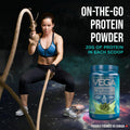Vega Protein + Supergreens Vegan Plant Based Protein Powder – 20g Organic Pea Protein, Dairy-free, Healthy Breakfast Shake – Natural 21 Servings, 586 grams (Pack of 1) 🍁 All In One Marketplace Canada