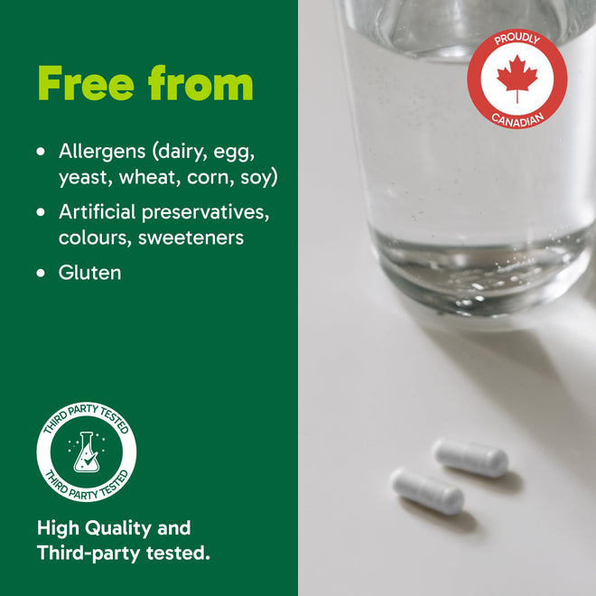 Organika Canadian-Made L-Theanine Bonus Size 225mg-Relaxation Promotion Without Drowsiness, Stress Support, Pure Natural Source, Fast Acting- 110caps 🍁 All In One Marketplace Canada