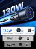 UGREEN 130W Car Charger USB C Fast Charger (with 100W USB C Cable) PD3.0 QC4.0 PPS Fast Charging Car Adapter Compatible with, MacBook, iPhone 17 16 15 14 Pro Max, Galaxy S25 S24 Ultra, iPad 🍁 All In One Marketplace Canada