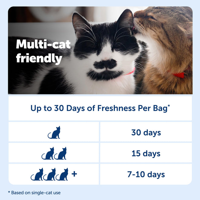 ScoopFree Premium Fresh Scent Crystal Litter, Superior Odor Control, Absorbs 5X Faster, Low Tracking for Less Mess, Lasts up to 2 Months, Lightly Scented (8 lb Bag) 🍁 All In One Marketplace Canada