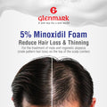 Glenmark | Minoxidil 5% Hair Regrowth Foam for Men, Aerosol Can, 3 Month Treatment (180 gr) – Mess-Free, Fast-Drying Formula for Thinning Hair & Hair Loss – Reactivates Follicles 🍁 All In One Marketplace Canada