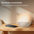 Sunrise Alarm Clock White Noise Machine: Natural Wake Up Light - Dimmable Clock with Bluetooth Speaker for Bedroom - 25 Sleep Sounds for Baby Adults Kids Putty 🍁 All In One Marketplace Canada
