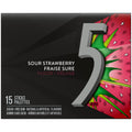 5 Gum Strawberry-Flood Flavoured Sugar Free Chewing Gum, 15 Sticks, 10 Packs 🍁 All In One Marketplace Canada