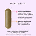 OLLY Beat The Bloat Capsules, Belly Bloat Relief for Gas and Water Retention, Digestive Enzymes, Vegetarian, Supplement for Women - 25 Count 🍁 All In One Marketplace Canada