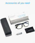 ANRRI Blue Light Blocking Glasses for Computer Use, Anti Eyestrain Lens Lightweight Frame Eyeglasses, Black, Men/Women 🍁 All In One Marketplace Canada