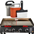 Griddle Cleaning Kit for Blackstone 15 Pieces - Heavy Duty Grill Cleaner Kit with Grill Stone, Griddle Scraper, & Griddle Brush with Stainless Steel Handle Easy to Use Flat Top Cleaning Kit 🍁 All In One Marketplace Canada