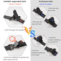 JUKMO Tactical Belt, Military Hiking Rigger 1.5 inches Nylon Web Work Belt with Heavy Duty Quick Release Buckle (Black, Small) 🍁 All In One Marketplace Canada