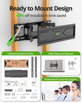 USX MOUNT Full Motion TV Wall Mount for Most 32-70 inch TVs up to 99 Lbs, Wall Mount TV Bracket with Articulating Swivel Tilting, TV Mount Fit 12" 16" Wood Studs, Max VESA 400x400mm, XMM903 🍁 All In One Marketplace Canada