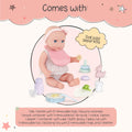 LullaBaby Baby Doll Accessories Meal Time and Changing Set, 19 Pc 🍁 All In One Marketplace Canada