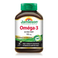 Jamieson Ultra-Strength Omega-3 900 mg, No Fishy Aftertaste, Supports Heart, Brain, and Eye Health, Arthritis Support. High Potency, with EPA and DHA, Non-GMO, Gluten-Free, 75 Softgels, Proudly Canadian 🍁 All In One Marketplace Canada