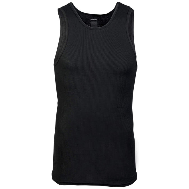 Gildan Men's A-Shirts Tanks Multipack, Grey/Black (5 Pack), XX-Large 🍁 All In One Marketplace Canada
