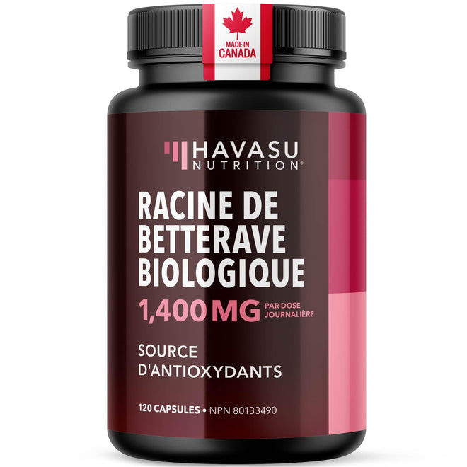 Organic Beetroot Capsules 1400MG | Potent Nitric Oxide for Healthy Blood Flow Support & Energy | 700MG Beetroot Powder Per Capsule | Nitric Oxide Supplements for Men & Women | Made in Canada | 120 Ct 🍁 All In One Marketplace Canada