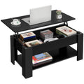 Yaheetech Coffee Table with Storage, Lift Top, 98cm L, Black 🍁 All In One Marketplace Canada