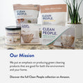 Clean People Laundry Detergent Sheets - Recyclable Packaging, Hypoallergenic, Stain Fighting - Ultra Concentrated, Laundry Soap - Fresh Scent, 96 Pack 🍁 All In One Marketplace Canada