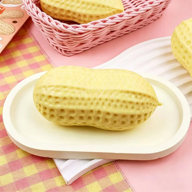 Peanut Squishies, Peanut Shape Stress Relief Ball Soft Squeeze Fidget, Soft Slow Rising Fidget Squeeze Soft Stress Relief Sensory Fidget for Adults Anxiety Relief Hand Relax for Office Desk Workers 🍁 All In One Marketplace Canada