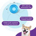 Planet Dog Orbee-Tuff Snoop Interactive Puzzle Dog Toy, Blue 🍁 All In One Marketplace Canada