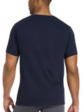 PUMA Men's 4 Pack Cotton Crewneck Short Sleeve T-Shirt, Black/Grey/White/Navy, Large 🍁 All In One Marketplace Canada
