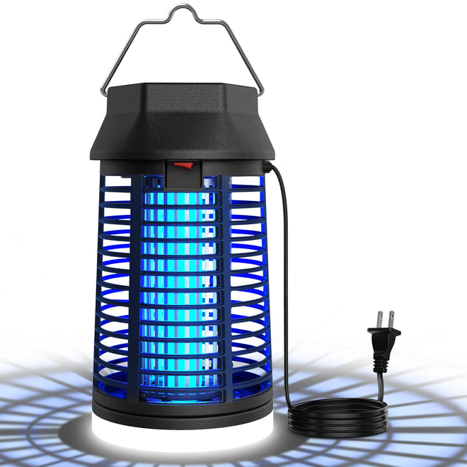 ZENLEA Bug Zapper Outdoor with LED Light, Bug Zapper Indoor, 4200V Mosquito Zapper Outdoor,Waterproof Mosquito Killer, Electric Fly Zapper Fly Traps for Camping Backyard Patio Garden, Plug-in 🍁 All In One Marketplace Canada