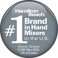 Hamilton Beach 6-Speed Electric Hand Mixer for Baking, 275W, Easy Clean Beaters, Dough Hooks, Whisk, Snap-On Storage Case, Black (62639C) 🍁 All In One Marketplace Canada