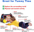 Tummy Time Baby Mirror Toy, Black and White High Contrast Baby Newborn Toys 3 6 12 Months, Montessori Crinkle Cloth Book Sensory Activity Development Gift for 0-6 Months Infant Boys Girls Easter Gift 🍁 All In One Marketplace Canada