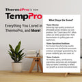 TempPro Waterproof Wireless Pool Thermometer Easy Read, Digital Pool Thermometer Floating for Swimming Pool, Hot Tub, Cold Plunge, Pond, Upgraded IPX8 Water Temperature Monitor (Previously ThermoPro) 🍁 All In One Marketplace Canada