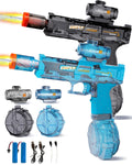 2PCS Electric Water Gun for Kids Adults,Auto Squirt Gun with Flashing Muzzle,26FT Range,Leak-Proof Rechargeable Water Blaster for Summer Pool Beach Water Fights 🍁 All In One Marketplace Canada