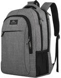MATEIN Travel Laptop Backpack, Business Anti Theft Slim Sturdy Laptops Backpack, Water Resistant College School Computer Bag Gift for Men & Women Fits 15.6 Inch Notebook, Grey 🍁 All In One Marketplace Canada
