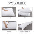 Utopia Bedding Full Body Pillow for Adults (White, 20 x 54 Inch), Long Pillow Insert for Sleeping, Ideal for Side Sleepers 🍁 All In One Marketplace Canada