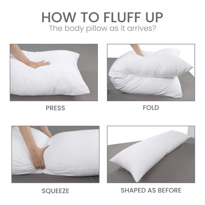 Utopia Bedding Full Body Pillow for Adults (White, 20 x 54 Inch), Long Pillow Insert for Sleeping, Ideal for Side Sleepers 🍁 All In One Marketplace Canada