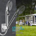 RV Shower Head with Hose, High Pressure 5 Mode Shower Head Replacement, Shower Head for RV/Campers, Travel Trailer, Motorhome for Water Saving, Handheld Shower Head Holder and Hose, On Off Switch 🍁 All In One Marketplace Canada