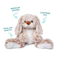 Melissa & Doug Burrow Bunny Stuffed Animal Plushie with Big Feet, Floppy Ears & Fluffy Tail, Adorable Pretend Play Toddler Toys for Girls & Boys 3+ 🍁 All In One Marketplace Canada
