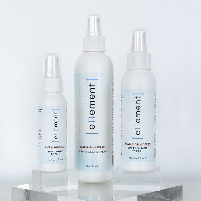 e11ement - Hypochlorous Acid All Natural Face and Skin Spray - Safe for All Skin Types - Acne Prone Skin - Dry Face, Skin, Scalp - Piercings & Tattoos Aftercare - Natural Saline Toner - Eye Lash Cleanser - Facial Cleanser - Soothes and Repairs Skin (Featu